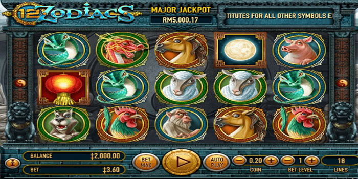 Cara Jitu Menang Jackpot Slot 12 Zodiacs Untuk Pemula